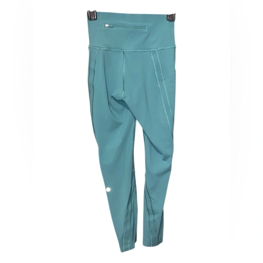 Lululemon Chase the Pace 25” Tight – Turquoise C Run, Size 4